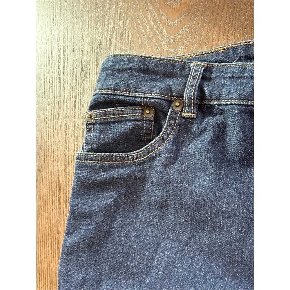Lauren Ralph Lauren Straight Denim Jeans Womens Size 6 Dark Blue Mid Rise EUC - Picture 4 of 12